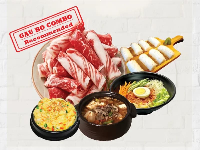 Gầu bò combo